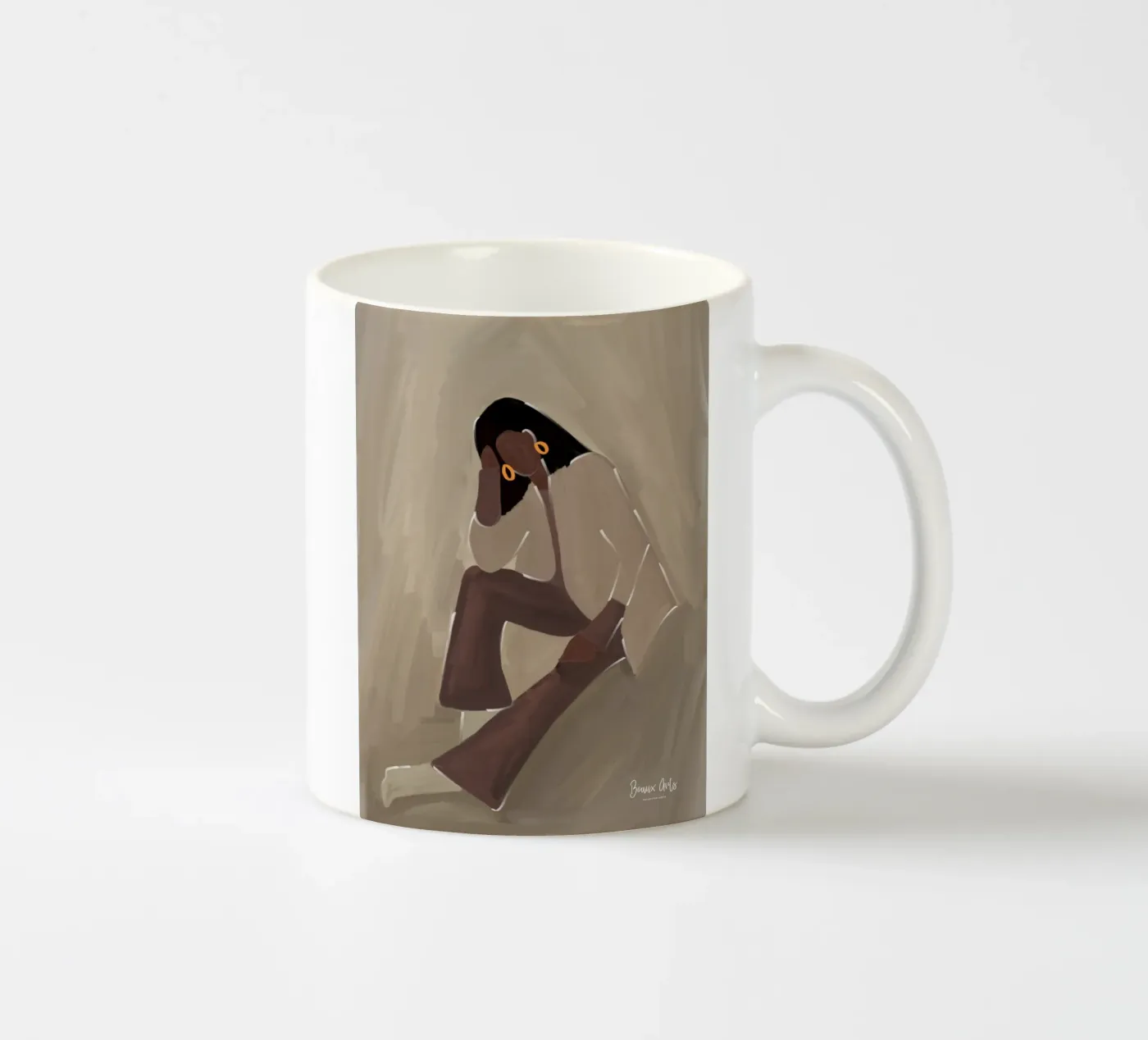 Afro Calm tazza in ceramica da Mathudace Créas