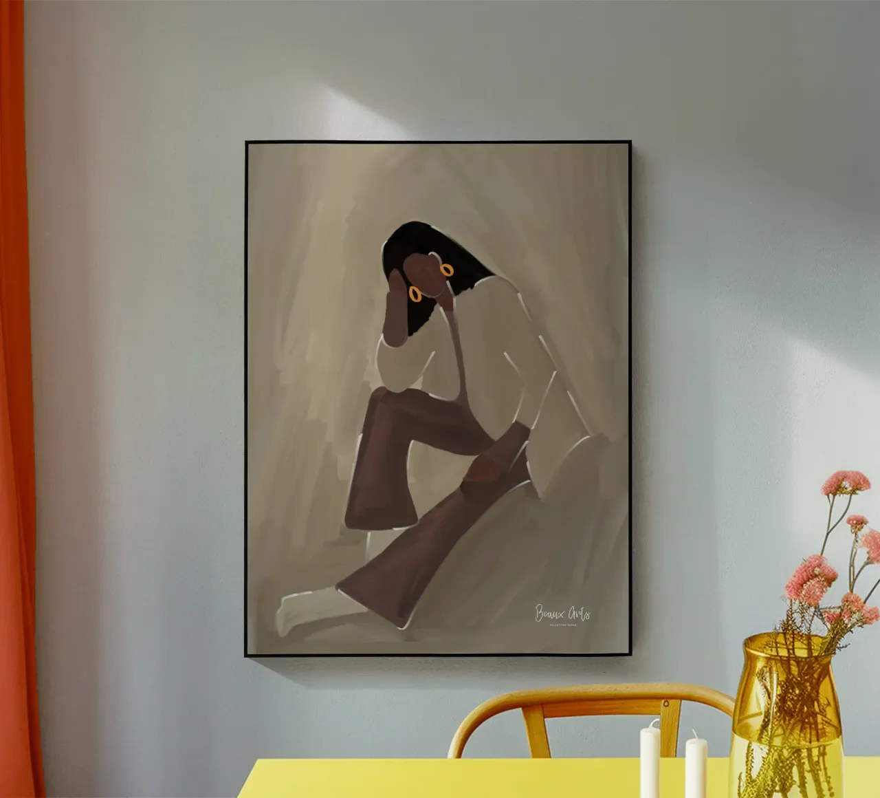 Afro Calm plexiglass da Mathudace Créas