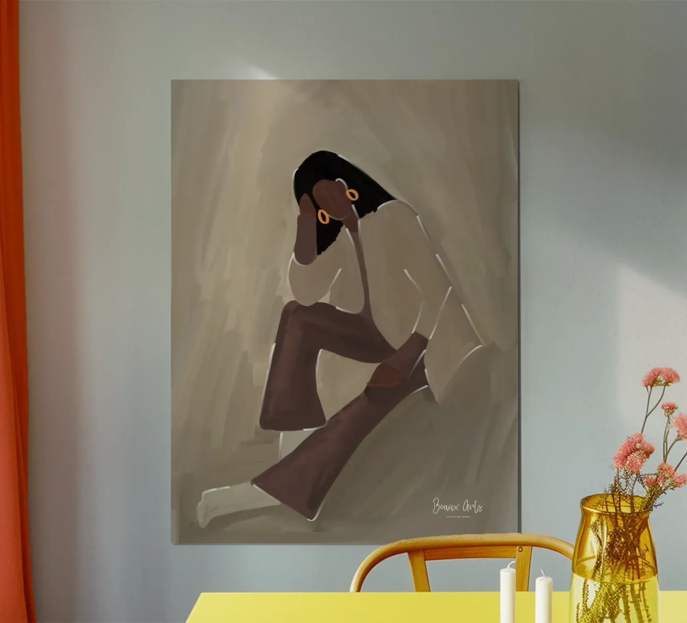 Afro Calm poster de Mathudace Créas