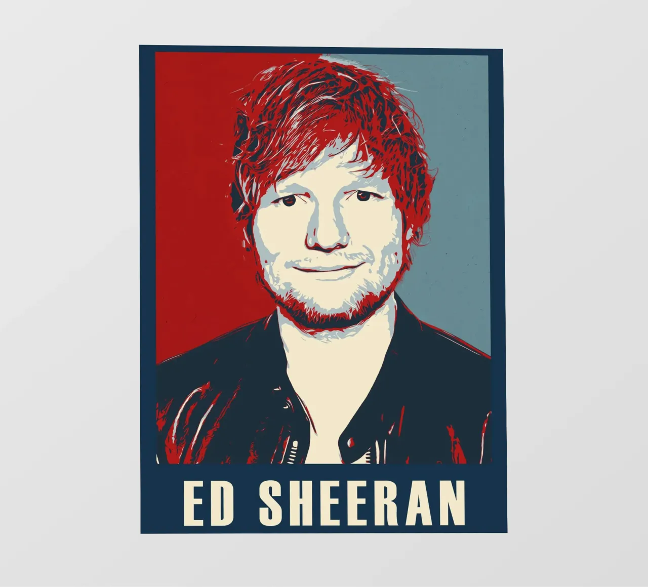 Ed Sheeran telo in pvc da HopeStudio