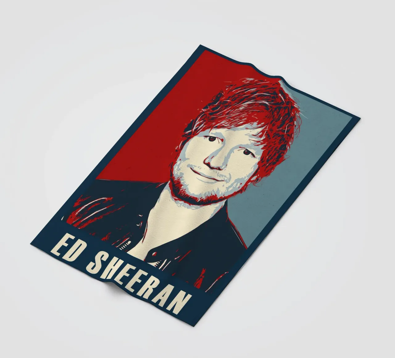 Ed Sheeran coperta in pile da HopeStudio