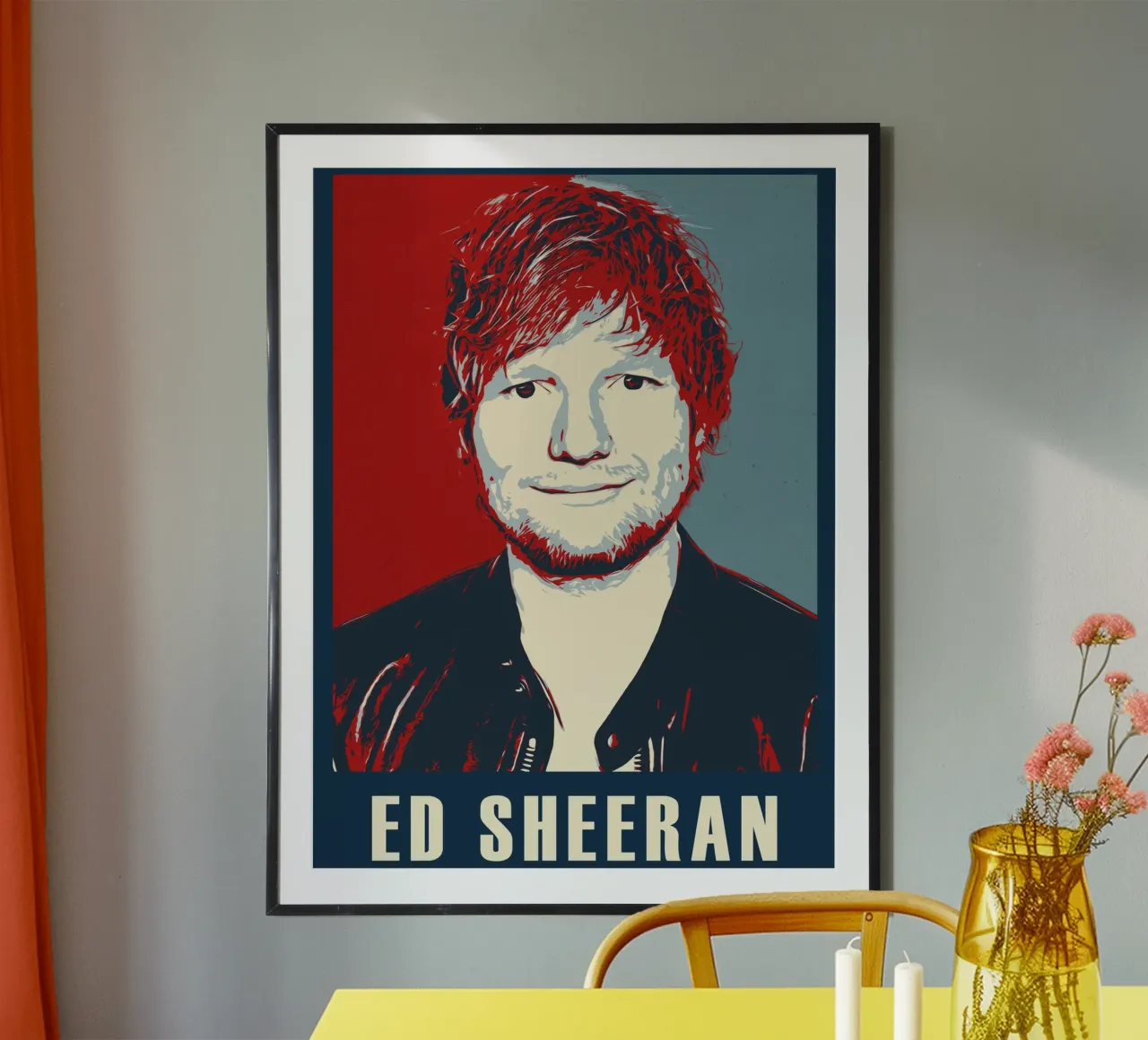Ed Sheeran poster da HopeStudio