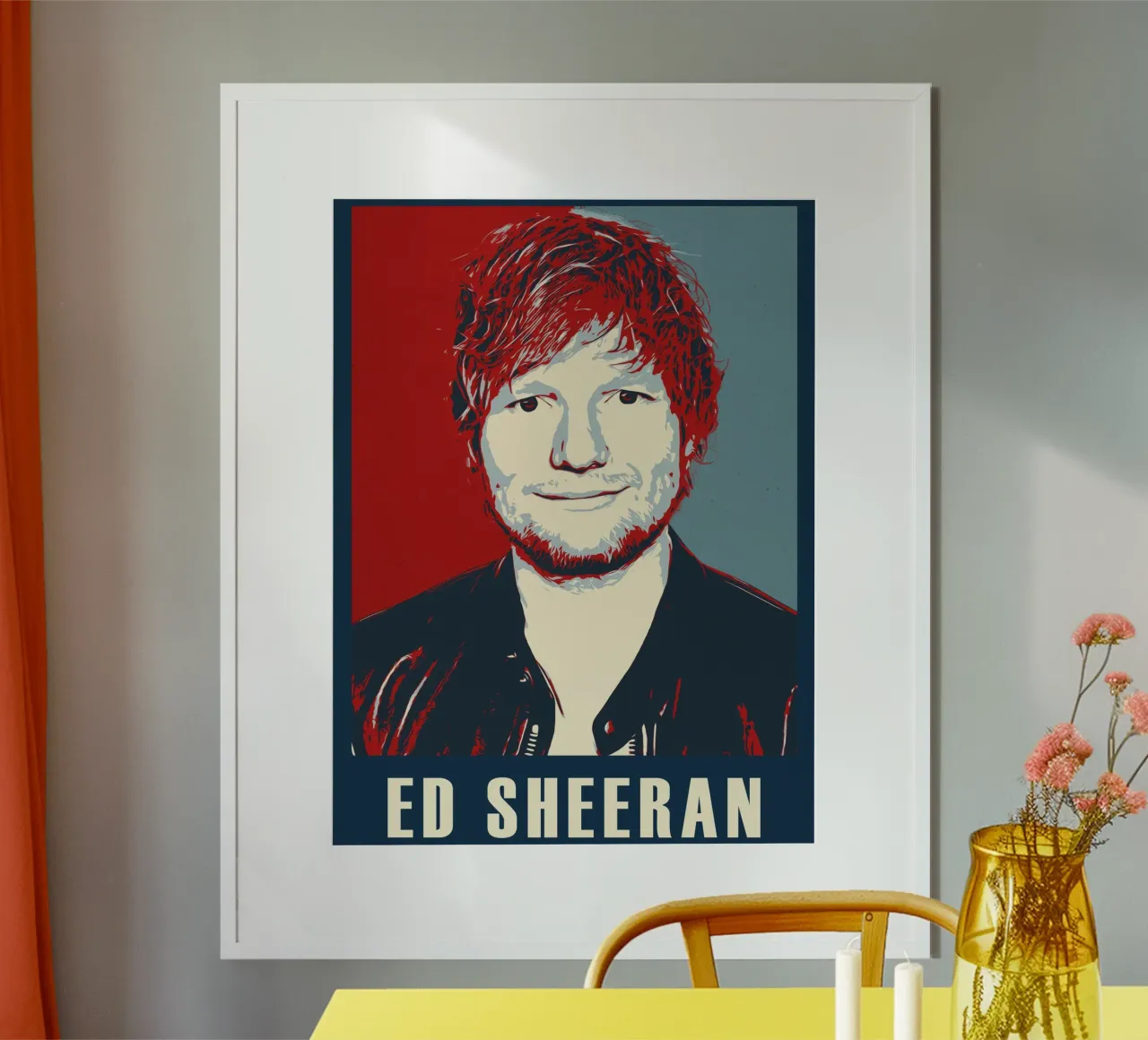 Ed Sheeran poster da HopeStudio