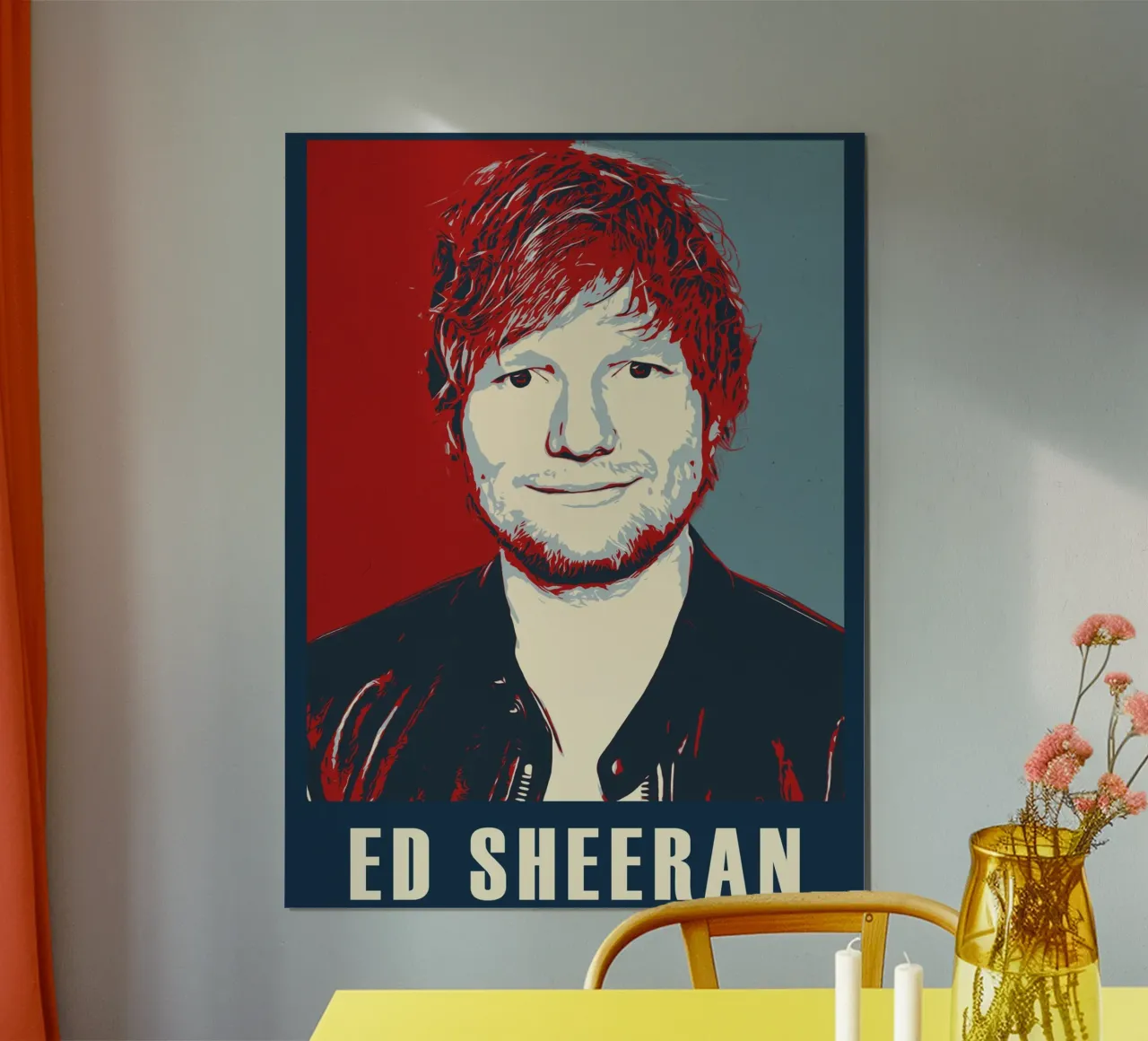 Ed Sheeran poster da HopeStudio