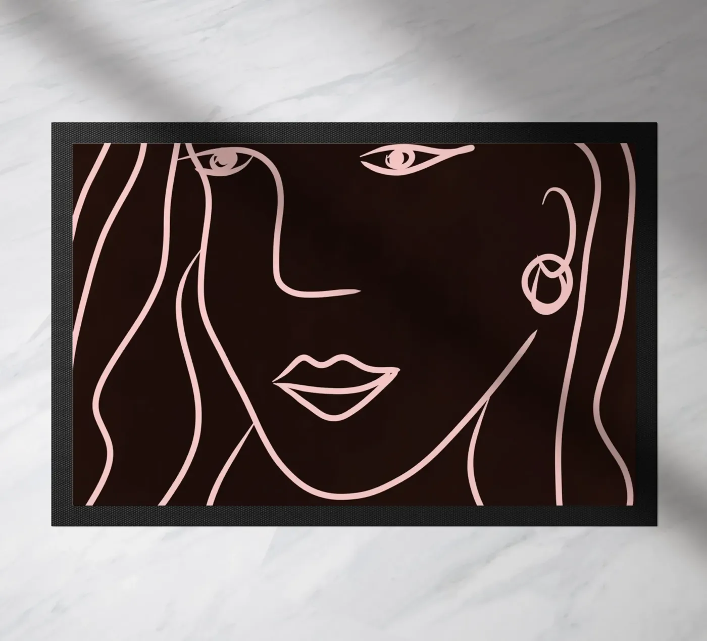 Soft Murmurs doormat by Mike Leymi