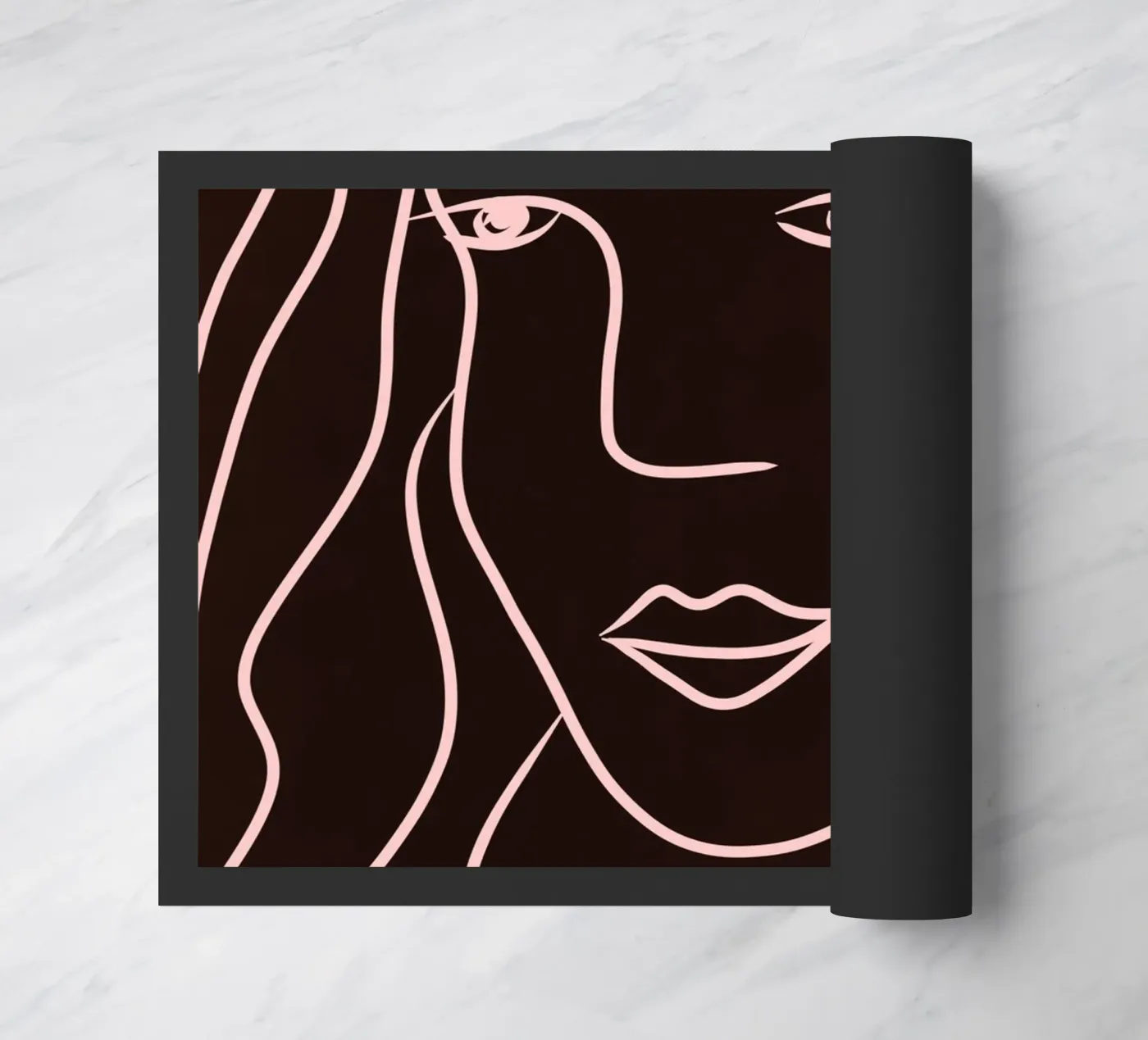 Soft Murmurs doormat by Mike Leymi