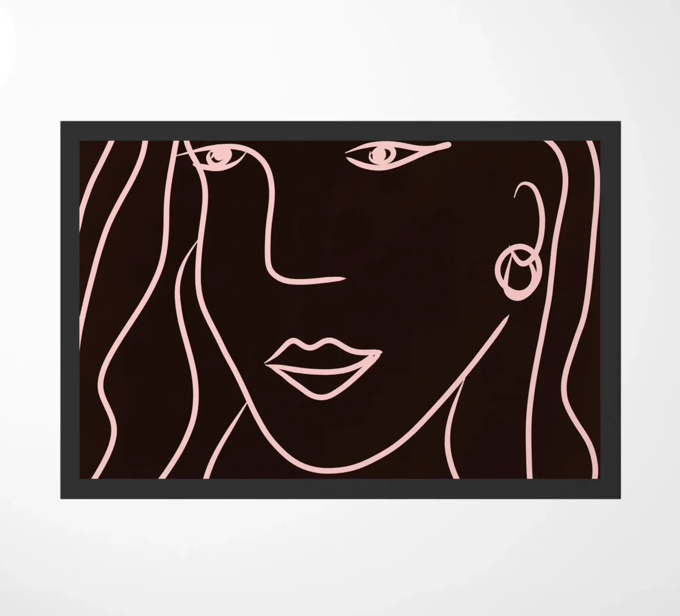 Soft Murmurs doormat by Mike Leymi