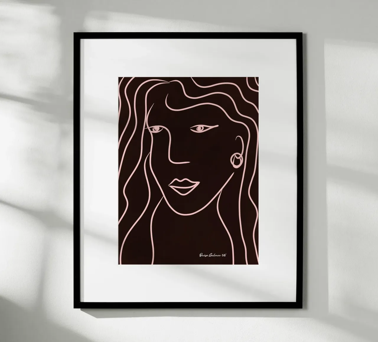 Soft Murmurs poster con telaio in alluminio da Mike Leymi