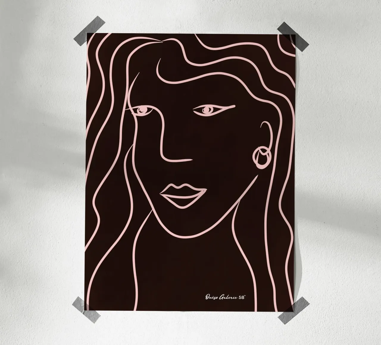 Soft Murmurs poster con telaio in alluminio da Mike Leymi