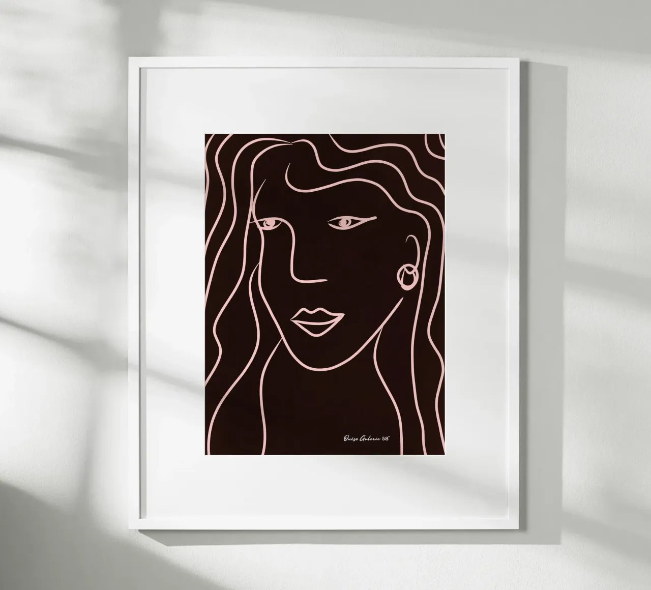 Soft Murmurs poster con telaio in alluminio da Mike Leymi