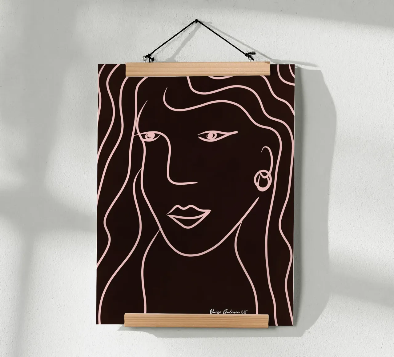 Soft Murmurs poster con telaio in alluminio da Mike Leymi
