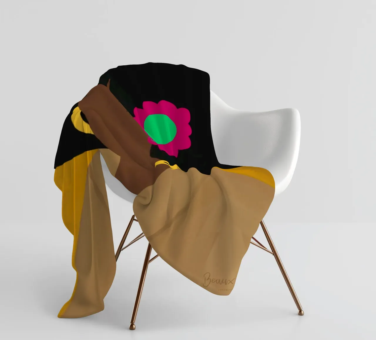 Afro Hopeless coperta in pile da Mathudace Créas