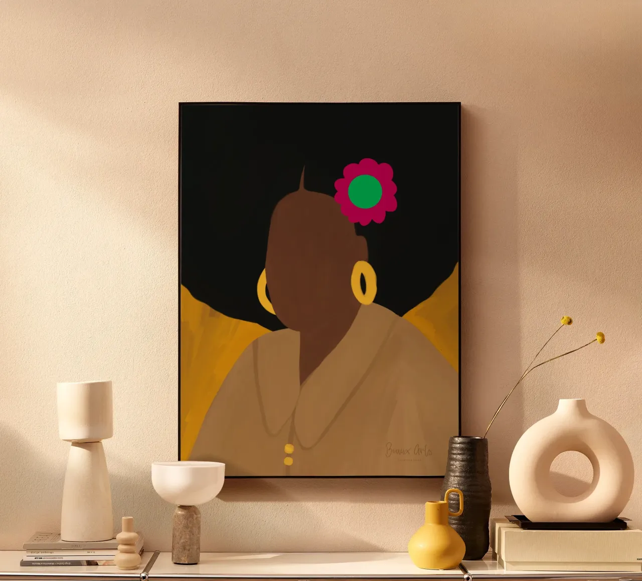 Afro Hopeless plexiglass da Mathudace Créas