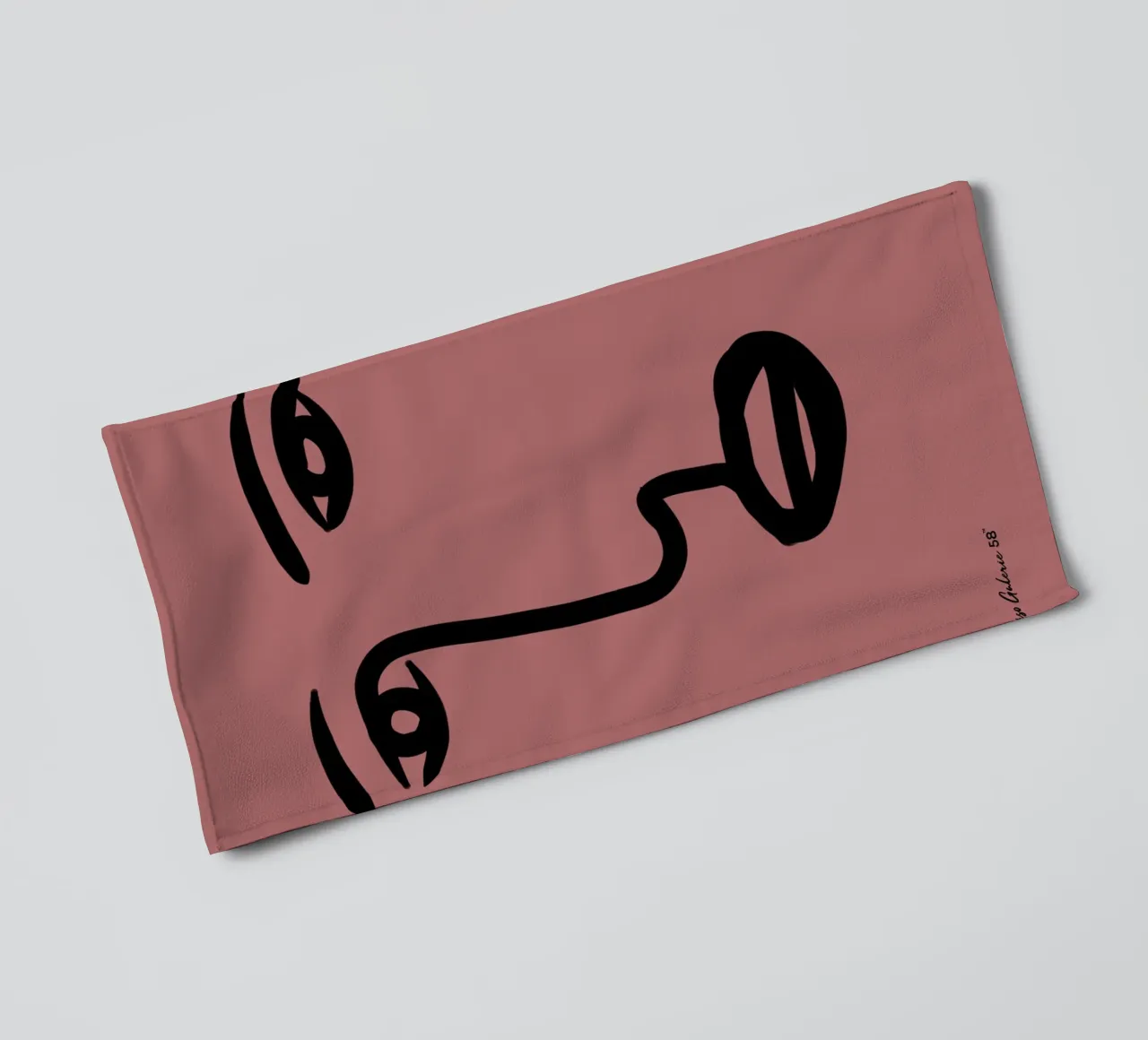 Misty Whispers towel by Mike Leymi