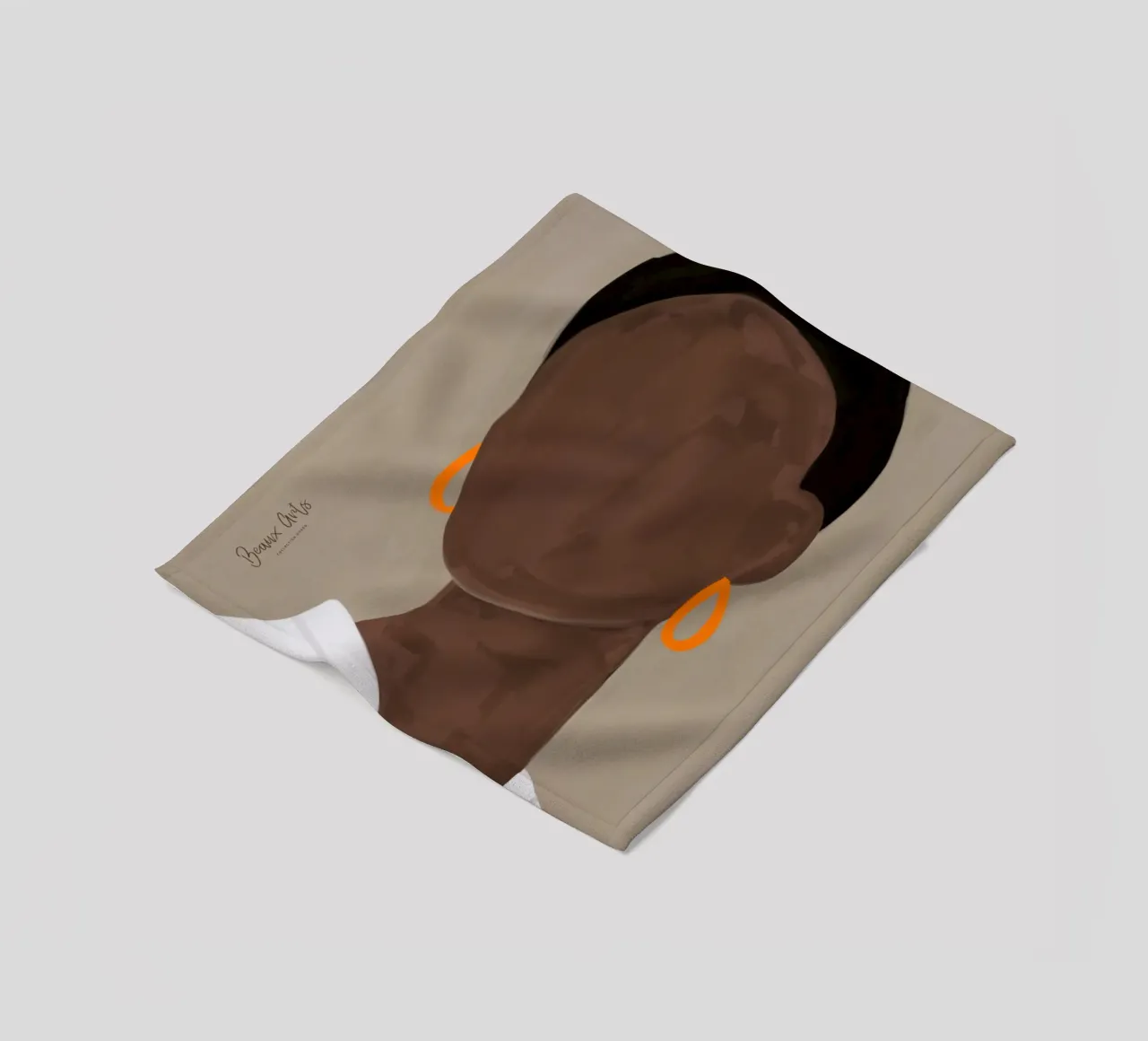 Afro Palette coperta in pile da Mathudace Créas