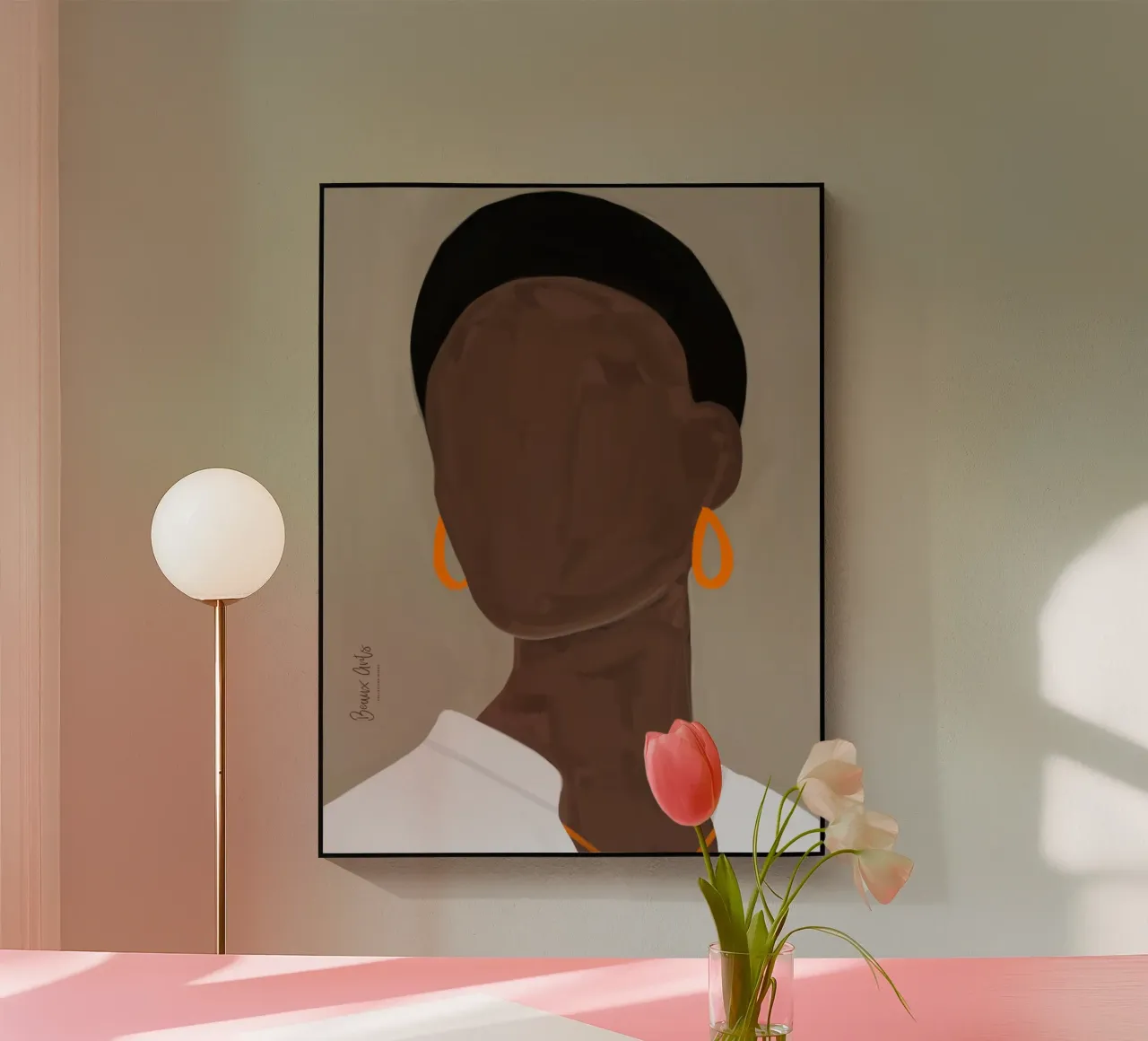 Afro Palette plexiglass da Mathudace Créas