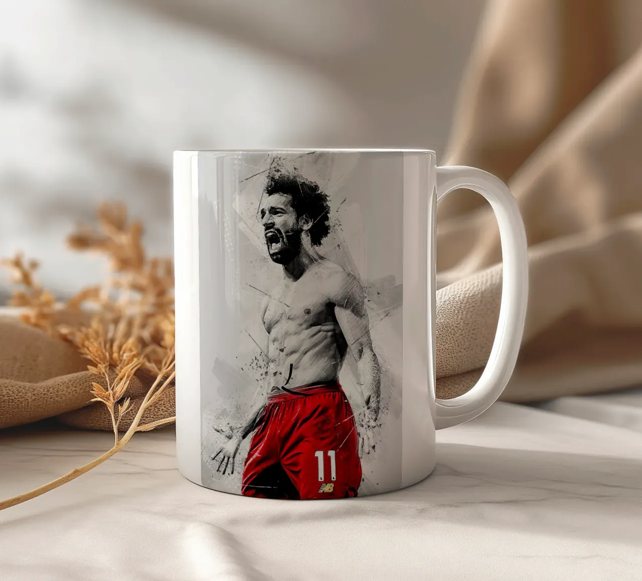 Mohamed Salah Liverpool tazza in ceramica da tenten