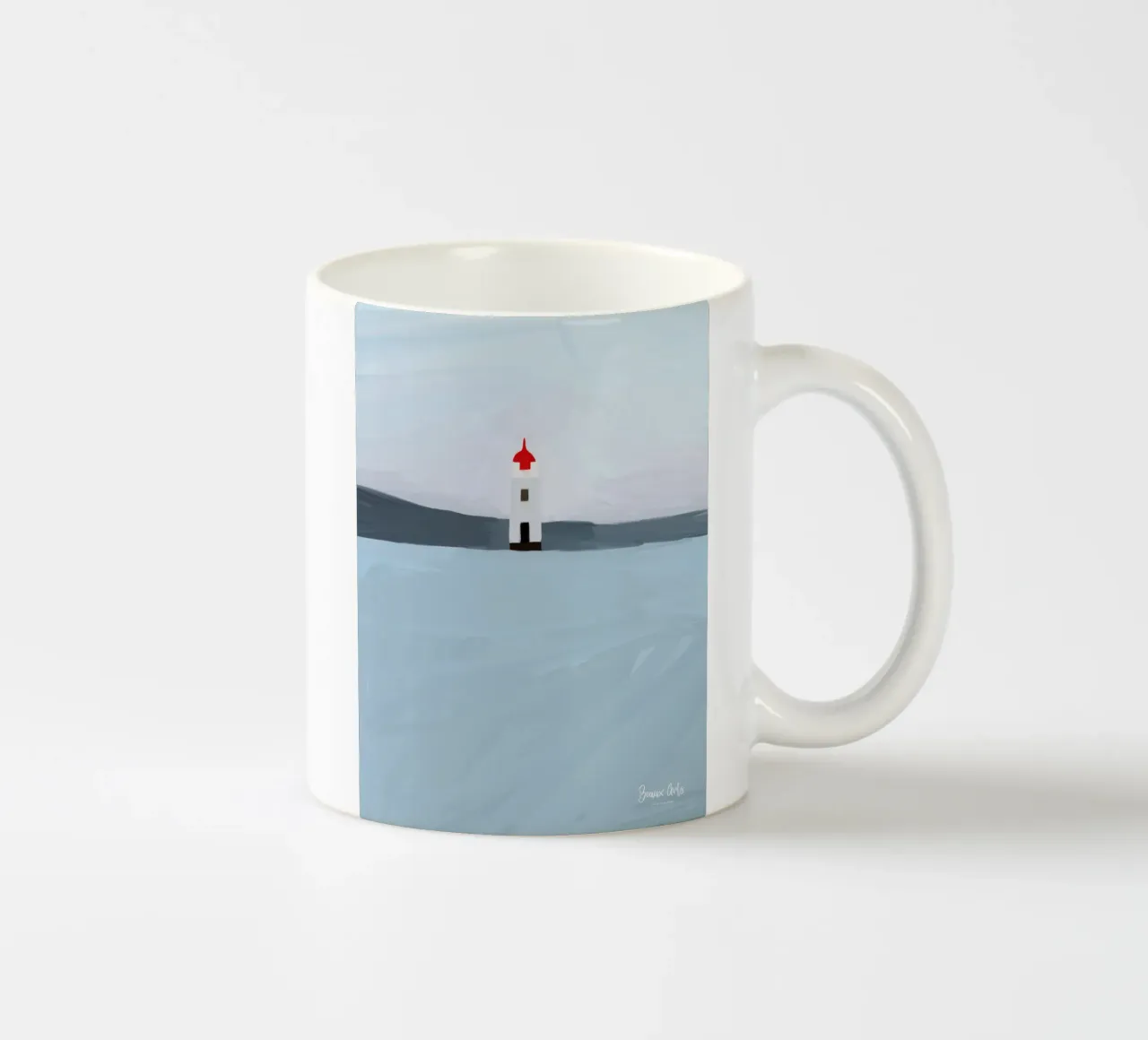 Quiet Radiance tazza in ceramica da Mike Leymi