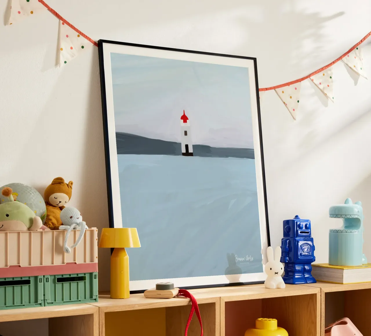 Quiet Radiance poster con telaio in alluminio da Mike Leymi