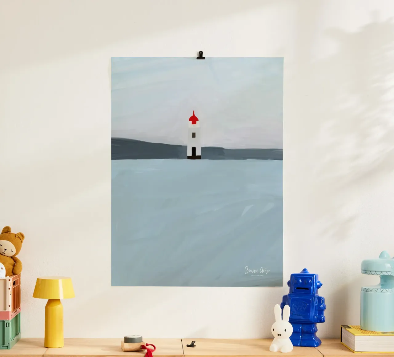 Quiet Radiance poster con telaio in alluminio da Mike Leymi