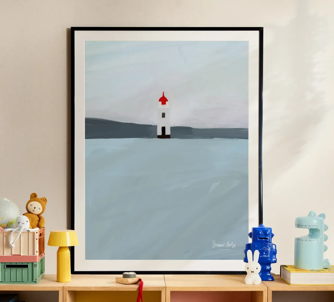 Quiet Radiance poster con telaio in alluminio da Mike Leymi