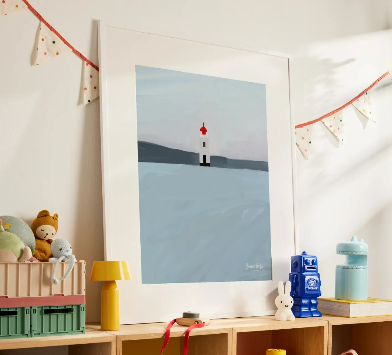 Quiet Radiance poster con telaio in alluminio da Mike Leymi
