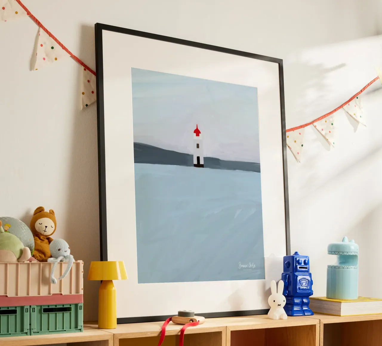 Quiet Radiance poster con telaio in alluminio da Mike Leymi
