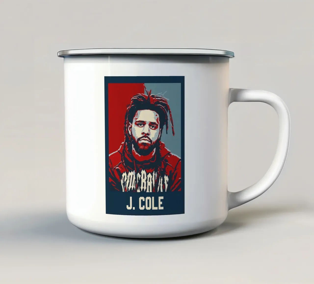 J. Cole tazza in smalto da HopeStudio