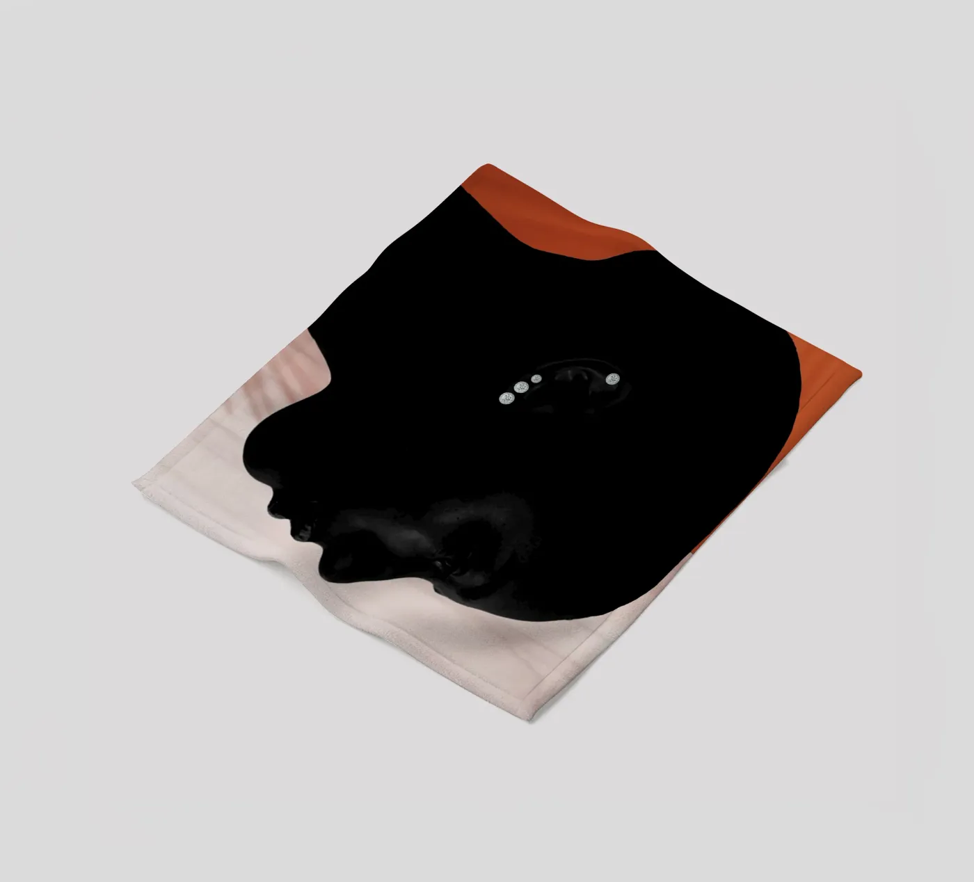 Afro Whispers fleecedeken van Mathudace Créas