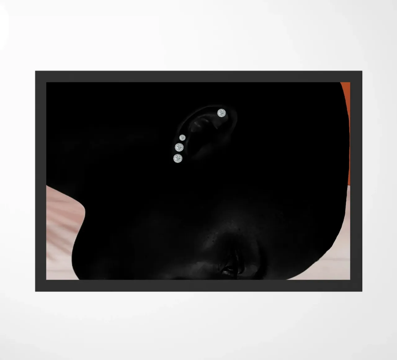 Afro Whispers deurmat van Mathudace Créas