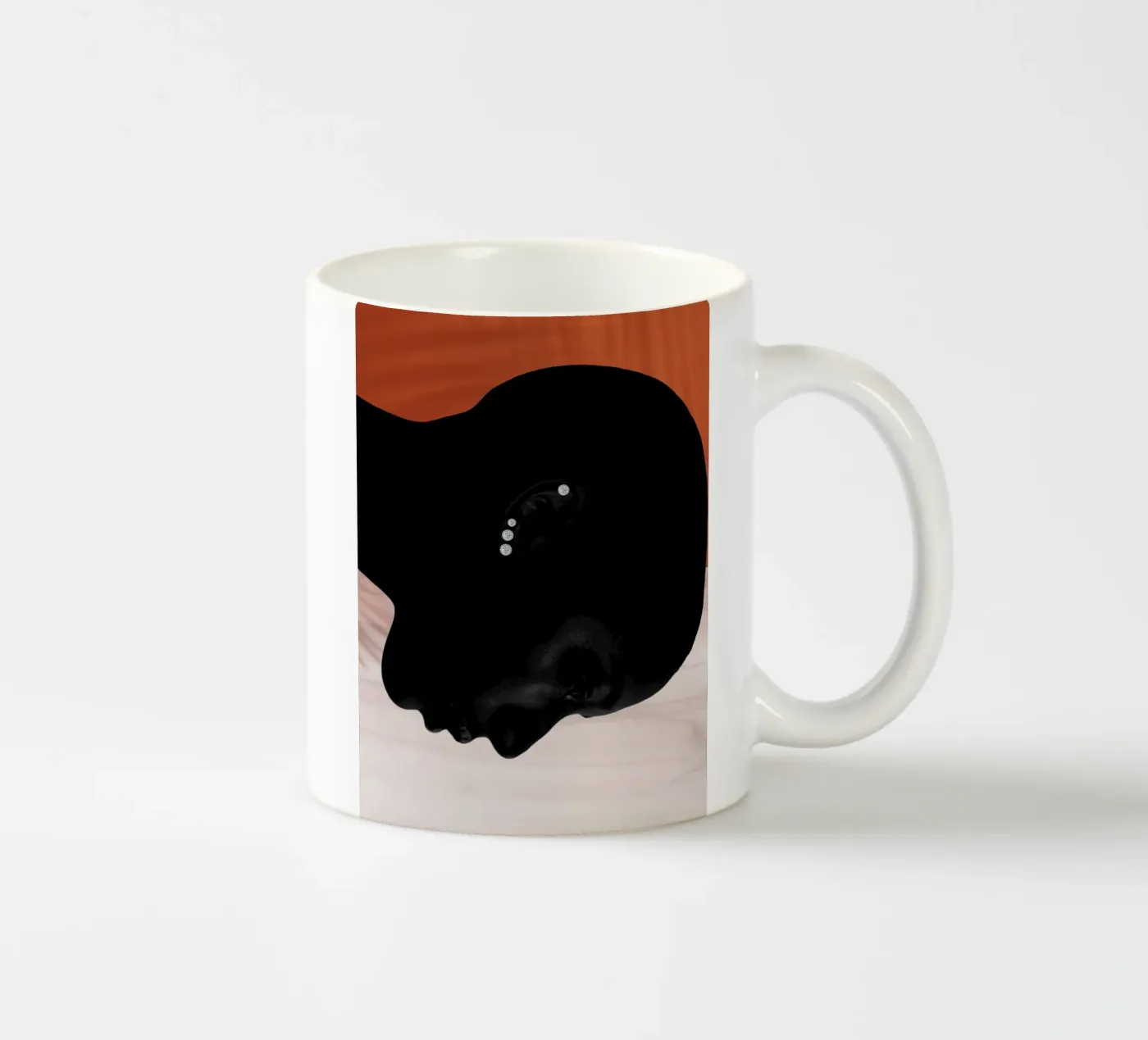 Afro Whispers ceramic mug by Mathudace Créas
