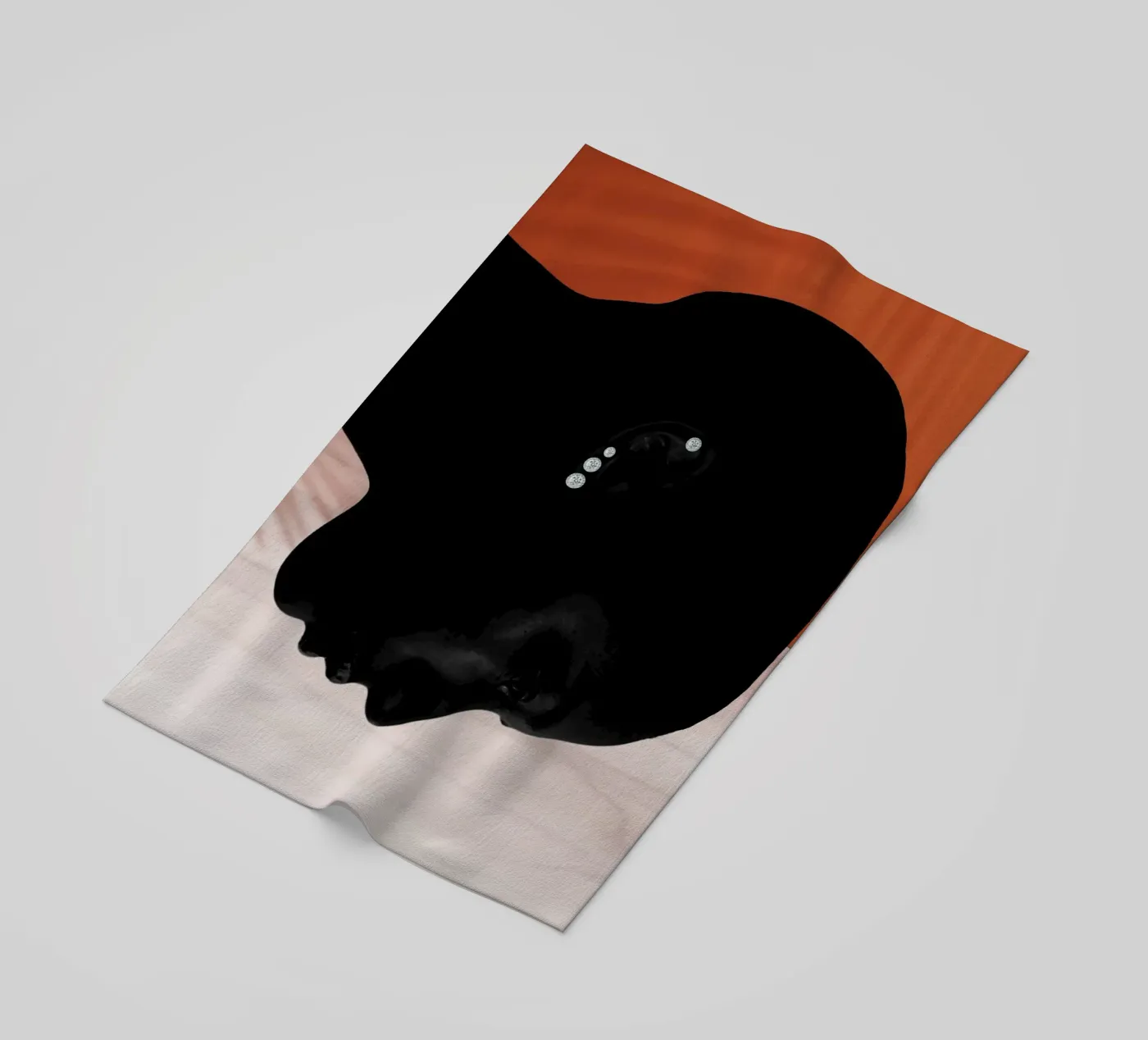 Afro Whispers beach towel by Mathudace Créas