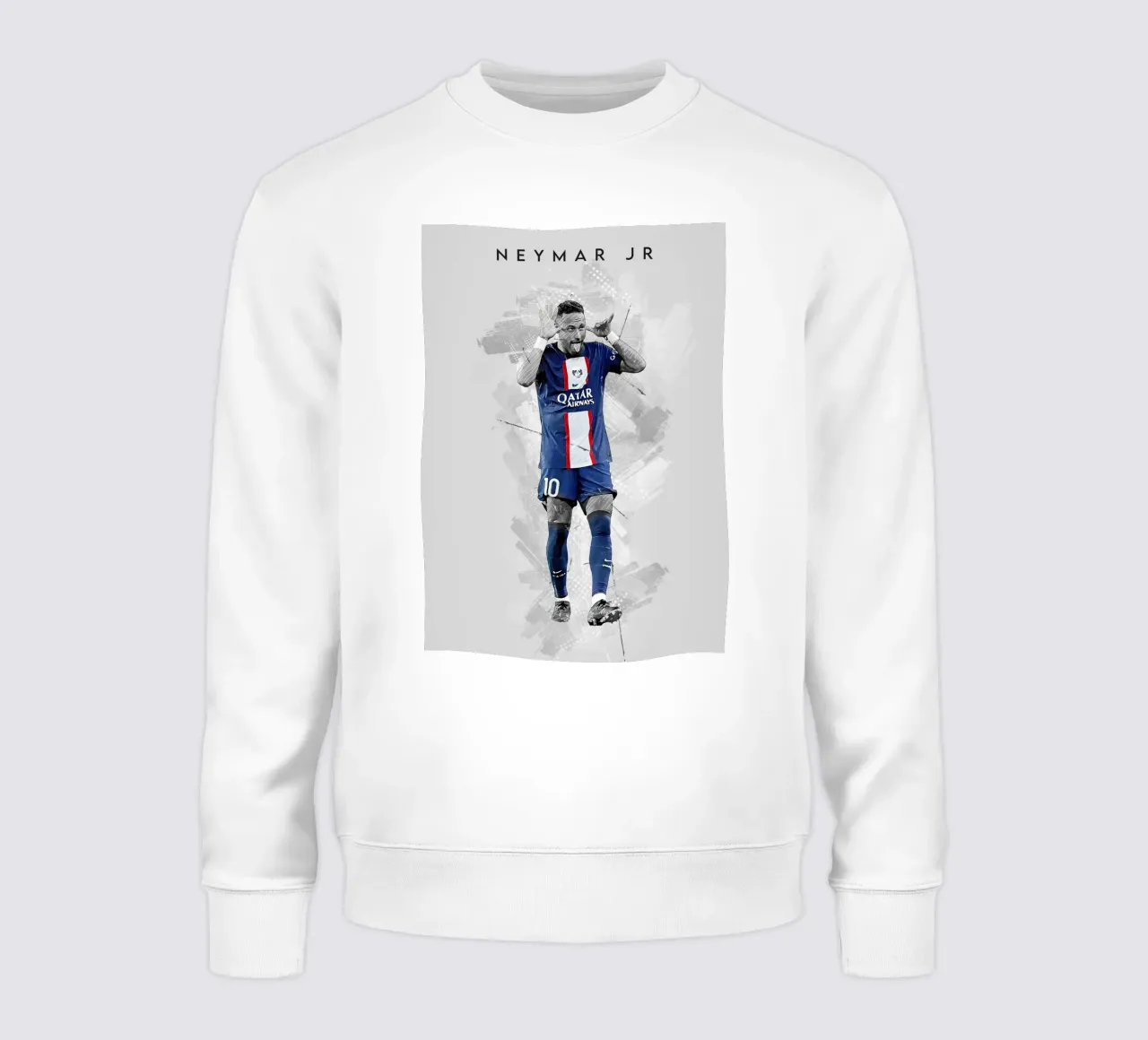 Neymar JR street art felpa da tenten