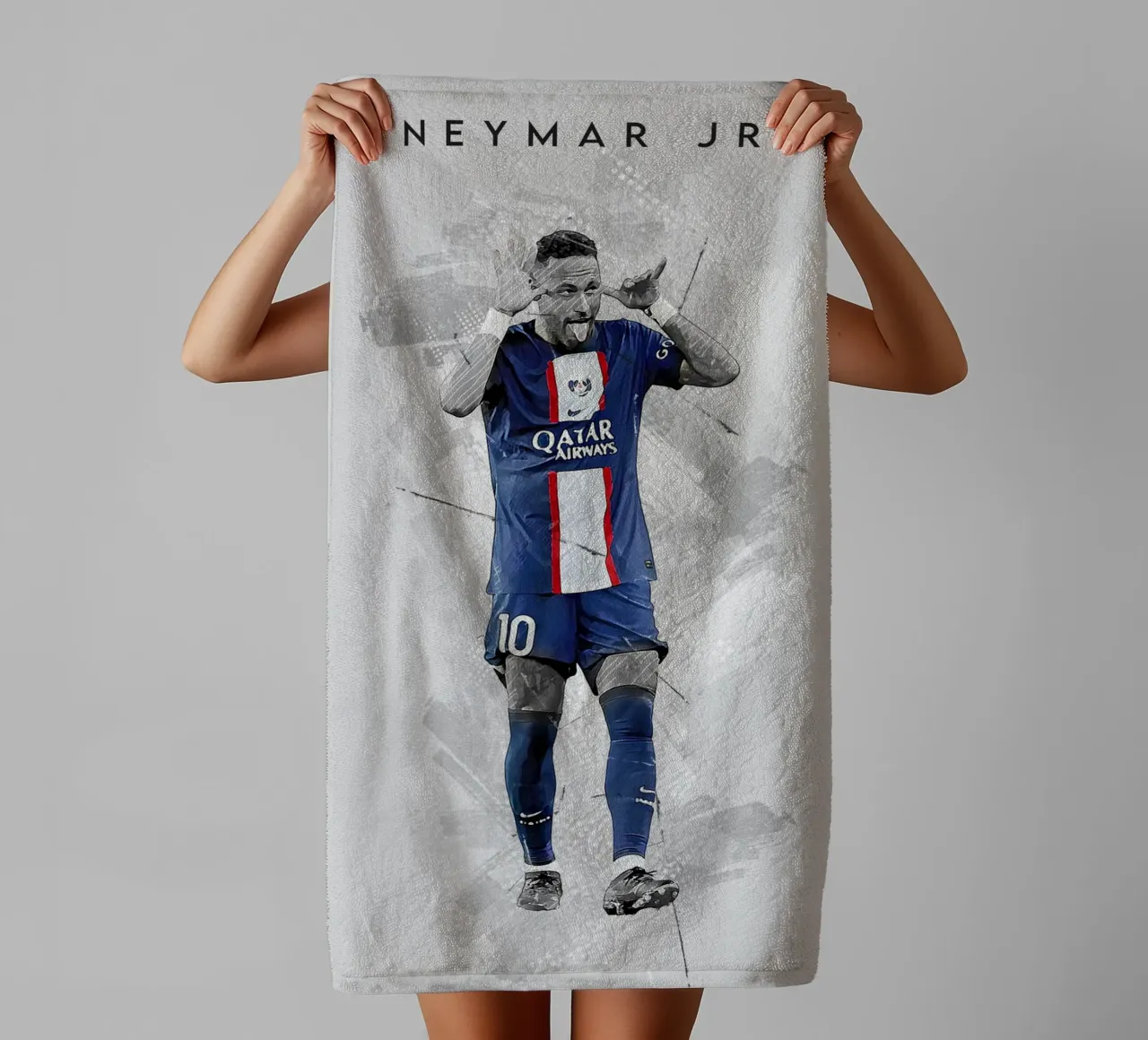 Neymar JR street art asciugamano da bagno da tenten