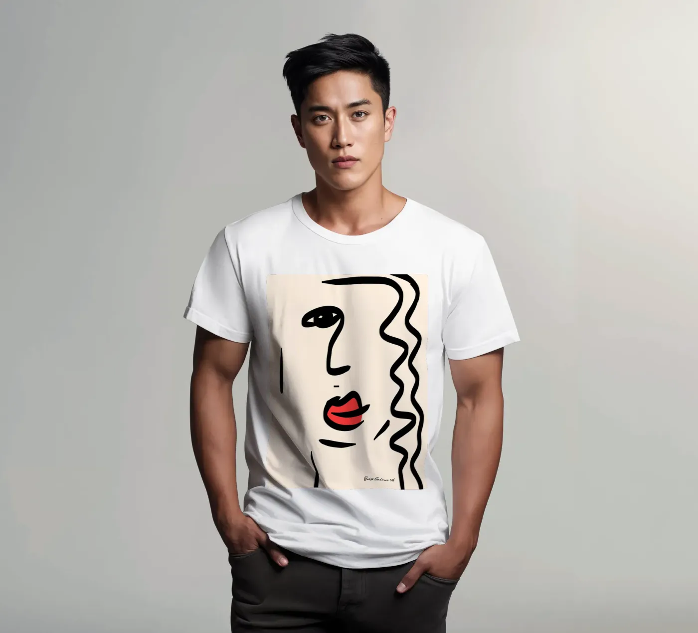Clouded Reflections t-shirt van Mike Leymi
