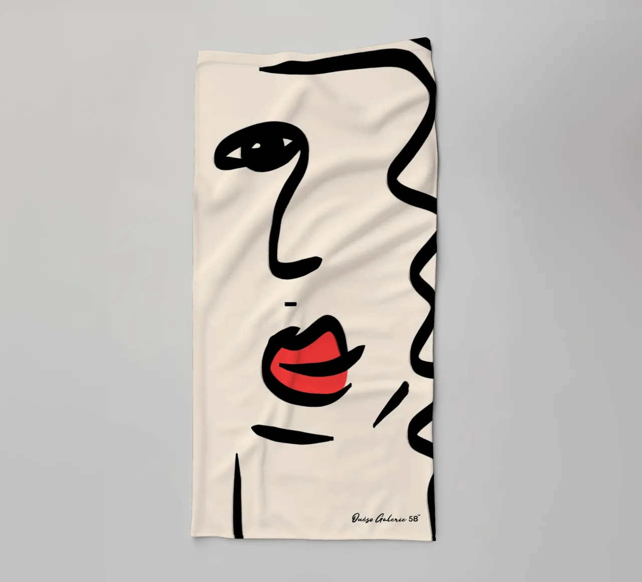 Clouded Reflections towel by Mike Leymi