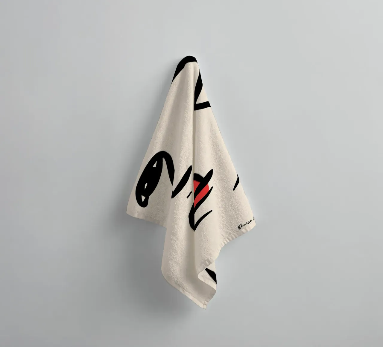 Clouded Reflections towel by Mike Leymi