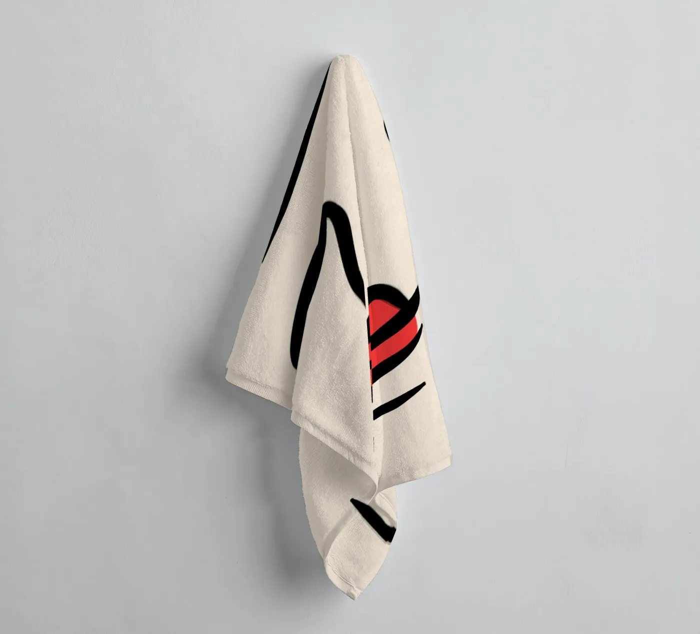 Clouded Reflections Handtuch von Mike Leymi