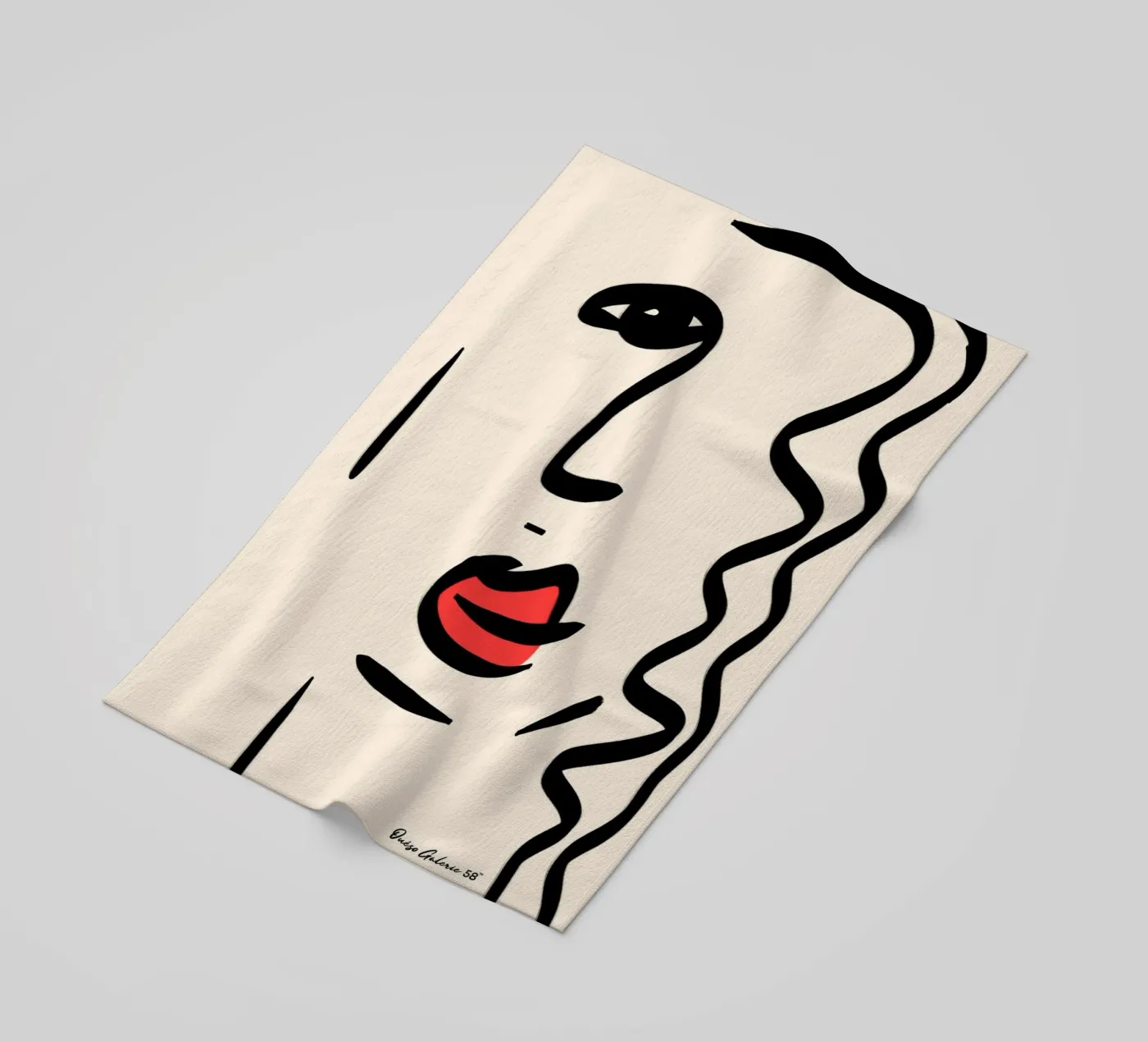 Clouded Reflections Strandtuch von Mike Leymi