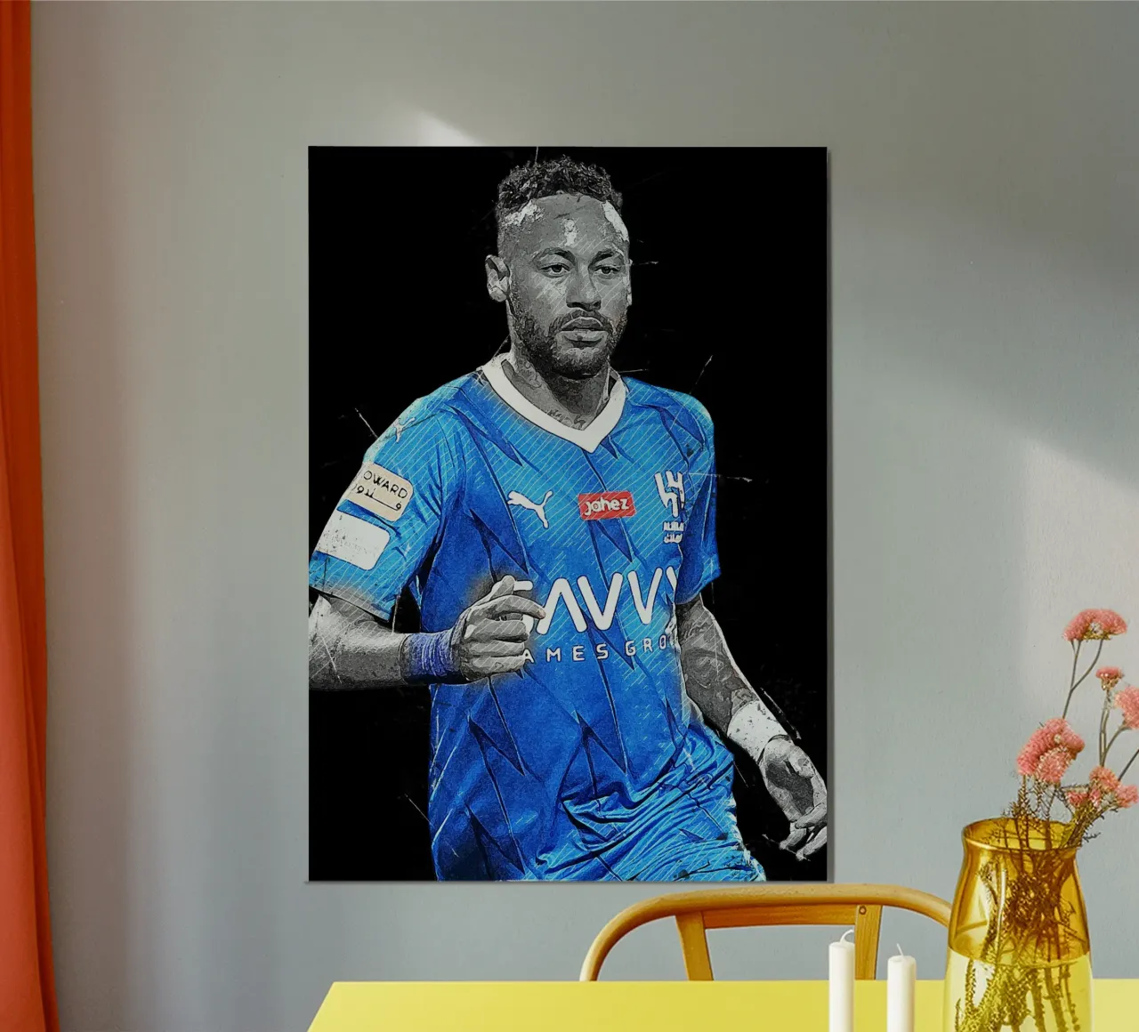 Neymar carta hahnemühle da tenten