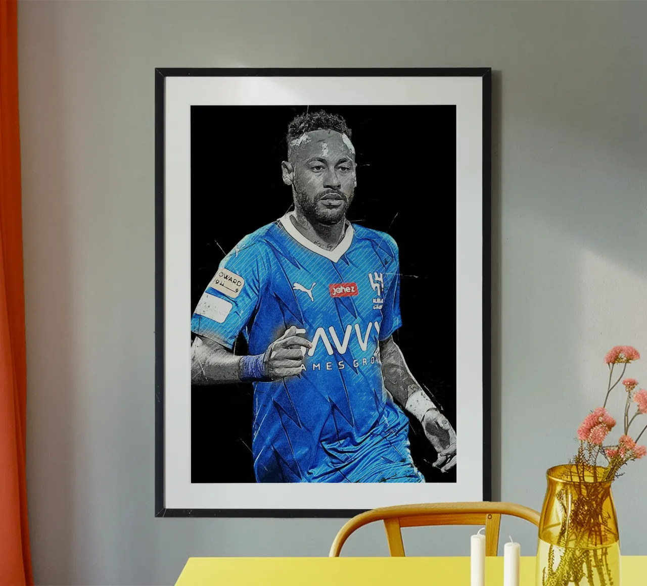 Neymar carta hahnemühle da tenten