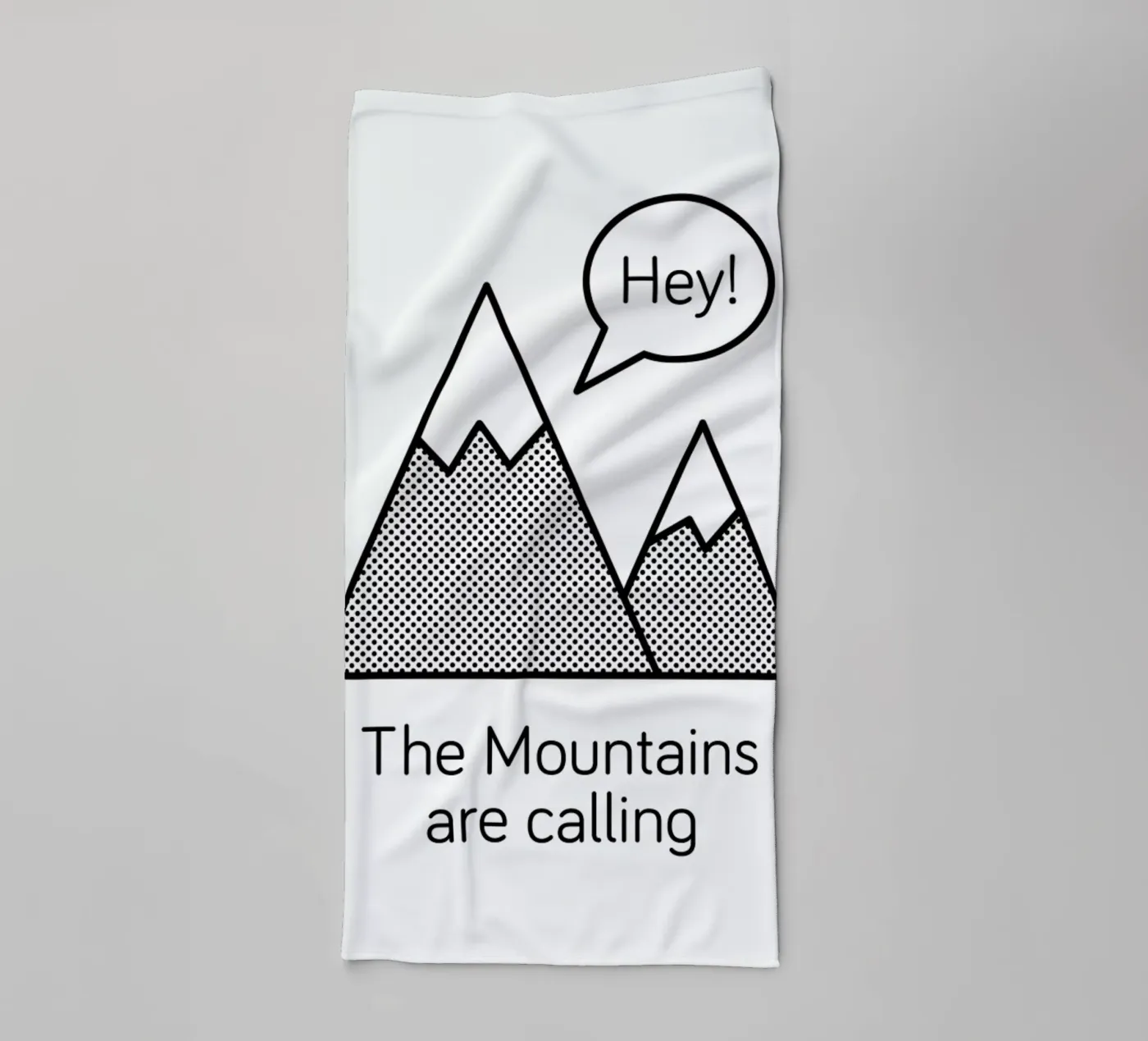 Mountains badhanddoek van Chris Wharton