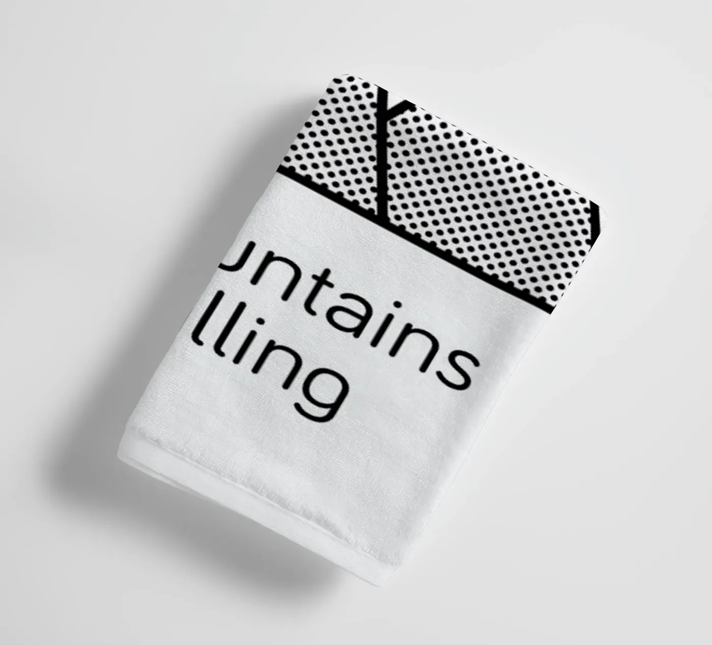 Mountains towel by Chris Wharton