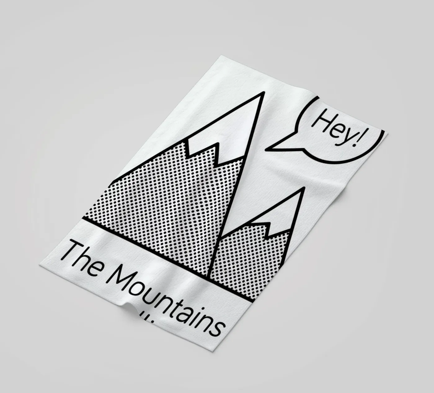 Mountains strandhanddoek van Chris Wharton