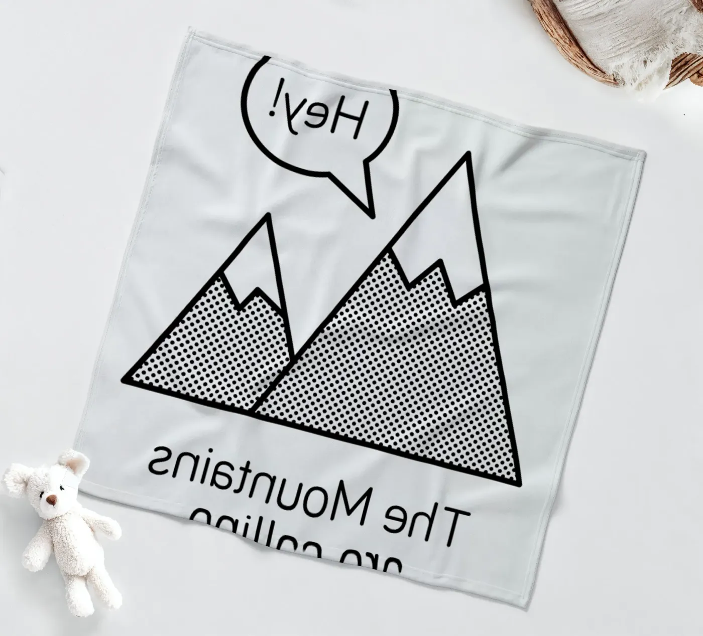 Mountains Fleecedecke von Chris Wharton