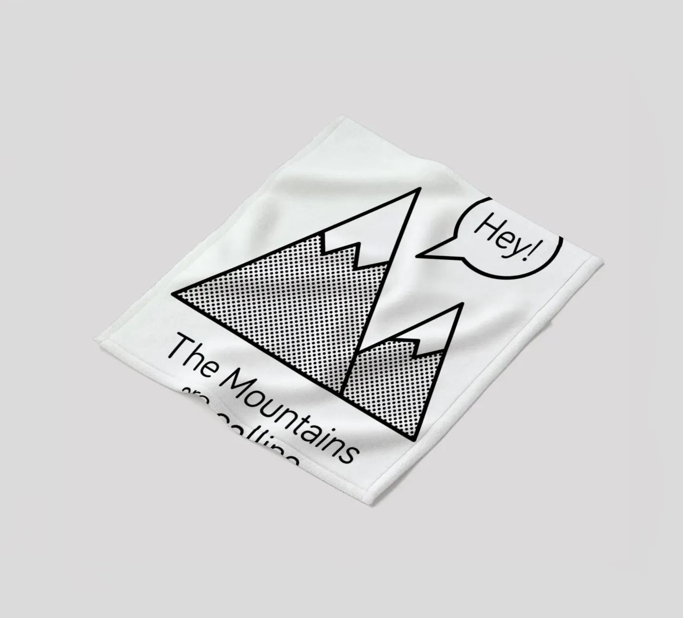 Mountains Fleecedecke von Chris Wharton