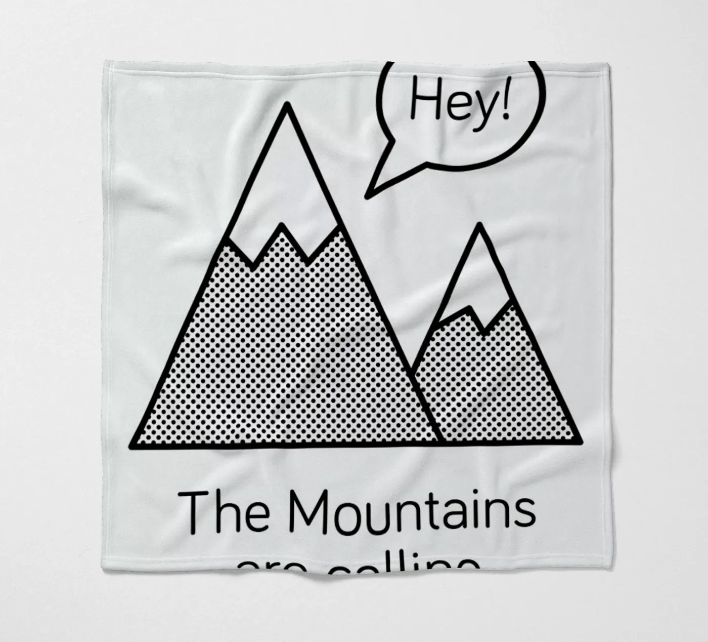Mountains Fleecedecke von Chris Wharton