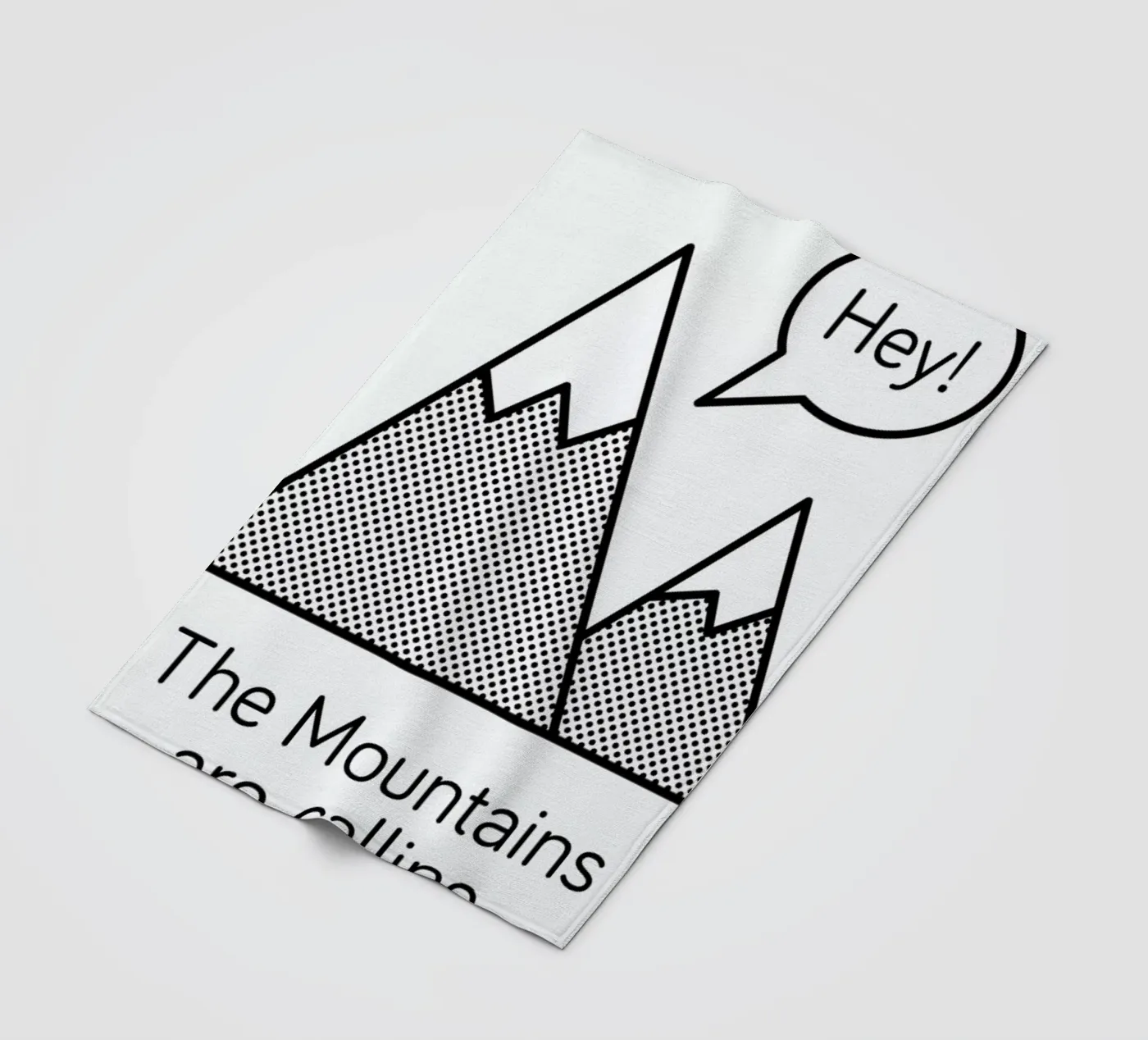 Mountains Fleecedecke von Chris Wharton