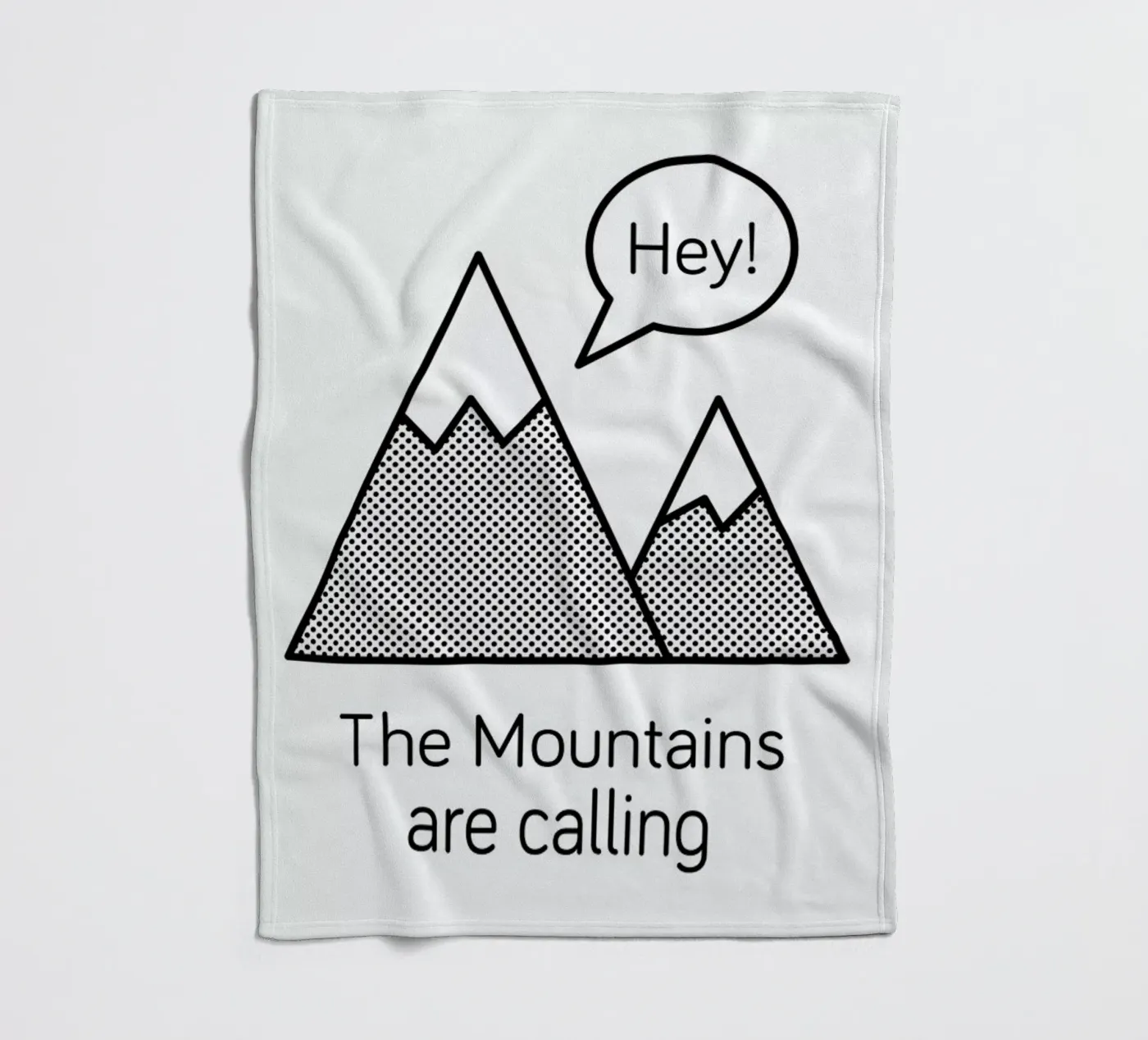 Mountains Fleecedecke von Chris Wharton