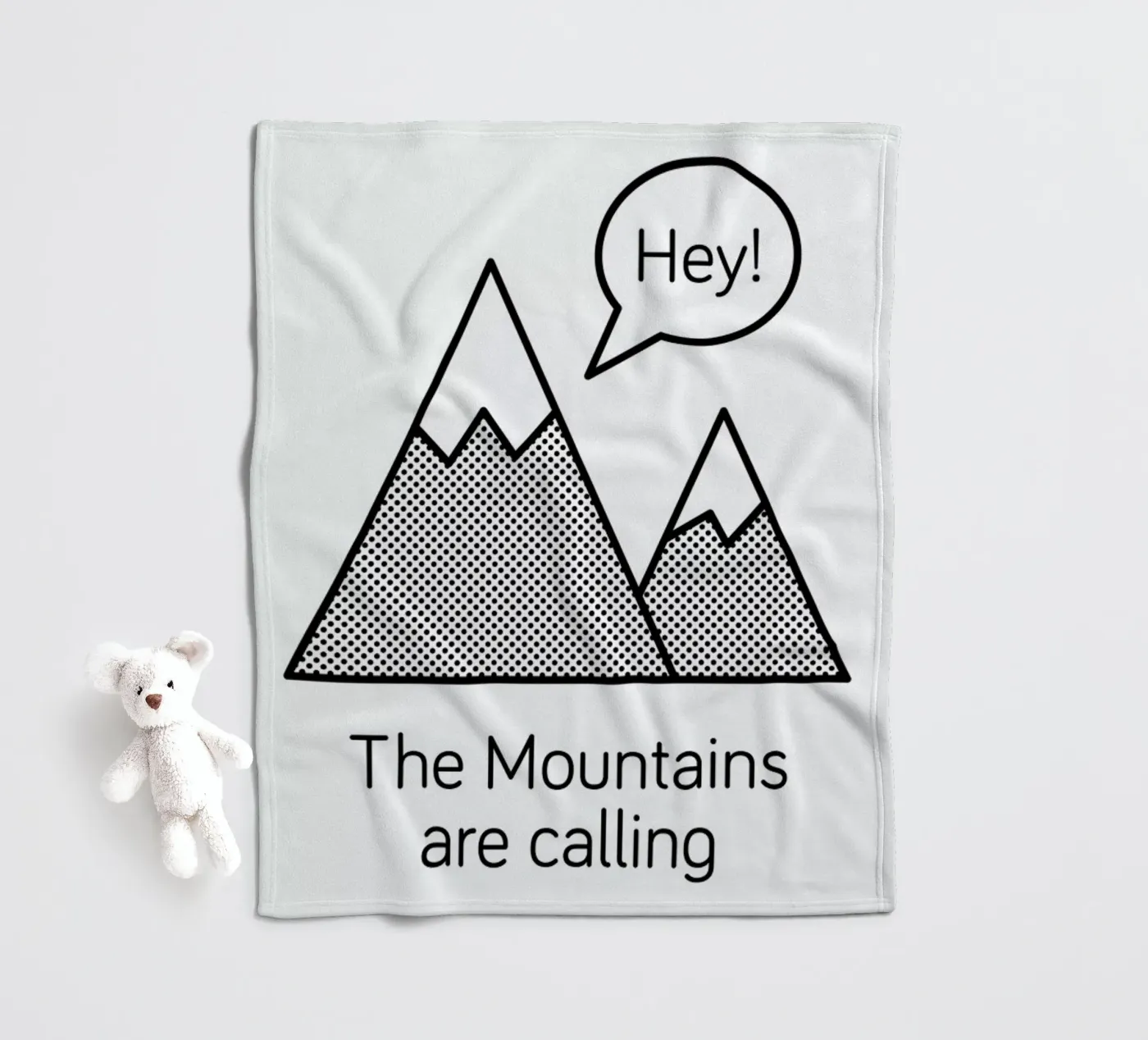 Mountains Fleecedecke von Chris Wharton